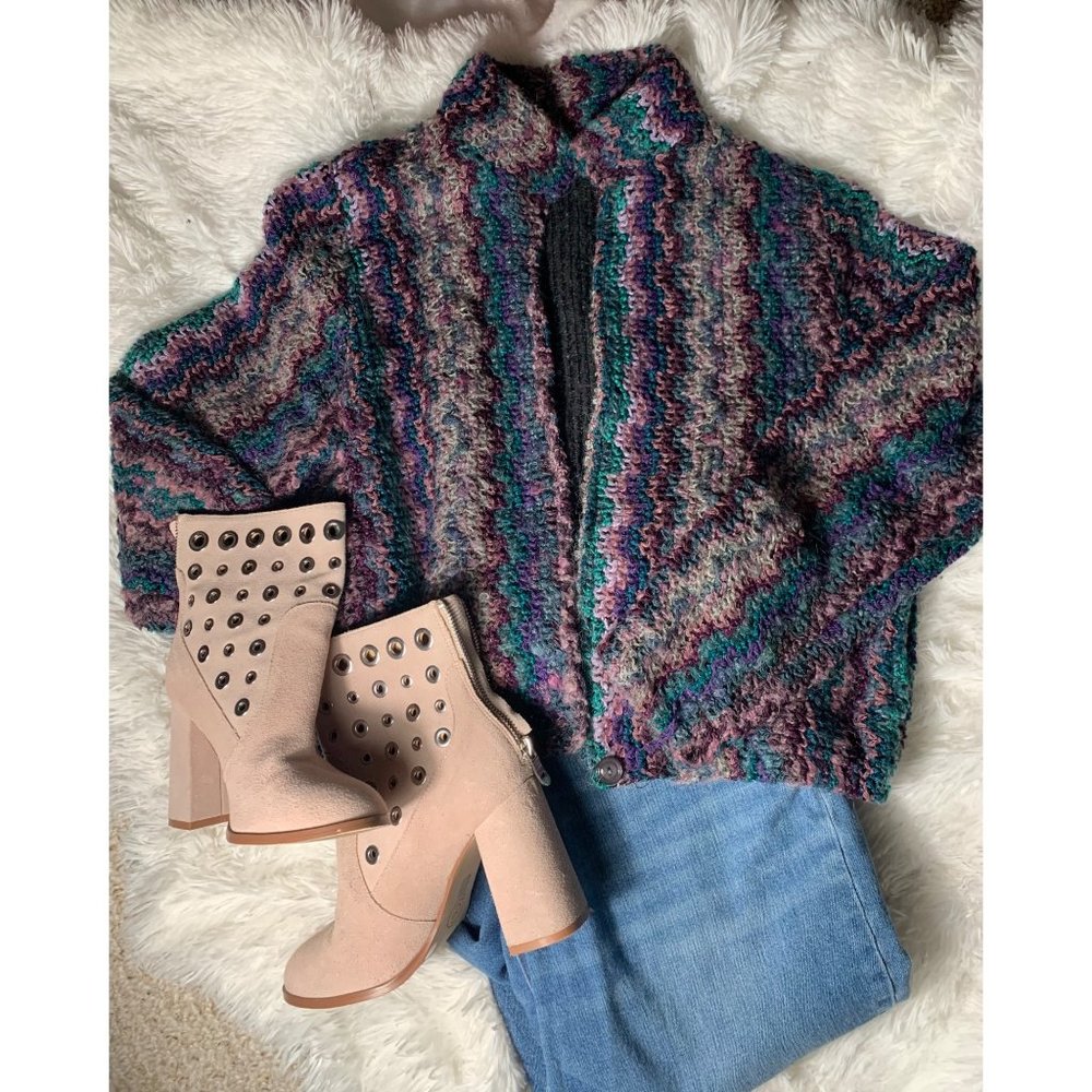 Vintage woven carpet jacket